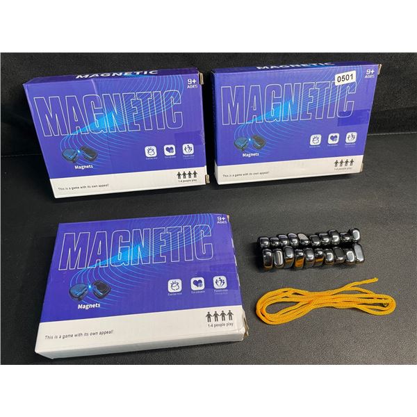 3 Magnetic Chess Game Sets/Table Top Magnet Games - New