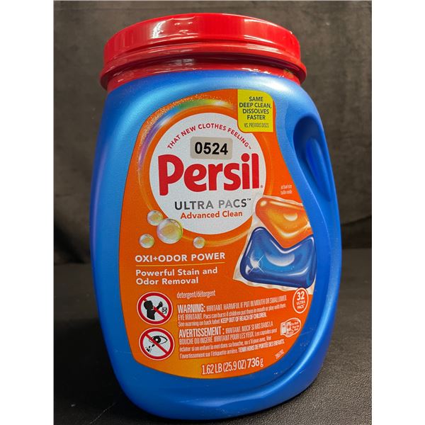 Persil Ultra Pacs Oxi+Odor Powerful Stain/Odor Removal Laundry Detergent Pods - 1.62lb Tub - New