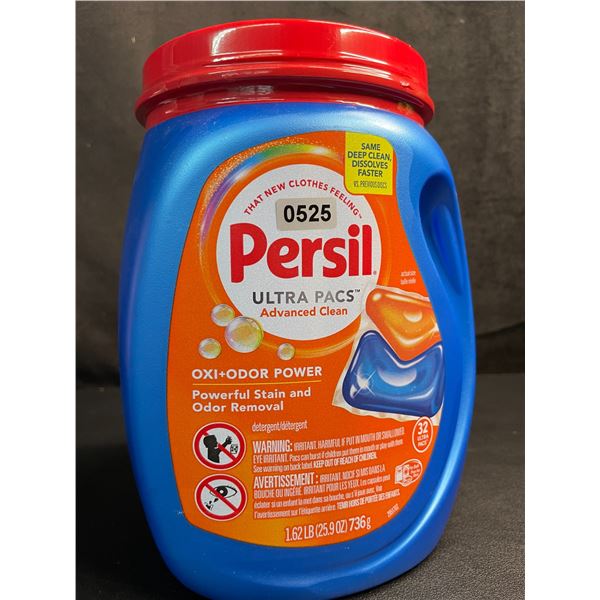 Persil Ultra Pacs Oxi+Odor Powerful Stain/Odor Removal Laundry Detergent Pods - 1.62lb Tub - New