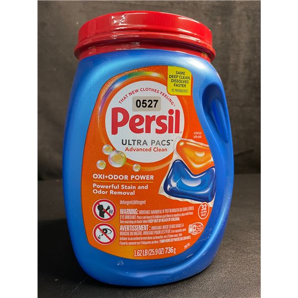 Persil Ultra Pacs Oxi+Odor Powerful Stain/Odor Removal Laundry Detergent Pods - 1.62lb Tub - New