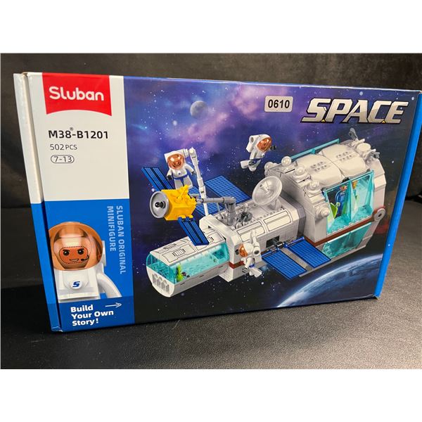 City Space Station 502PC Toy Building Block Set - STEM Toy Building Kit - New!