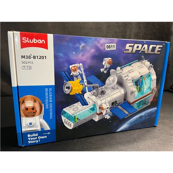 City Space Station 502PC Toy Building Block Set - STEM Toy Building Kit - New!