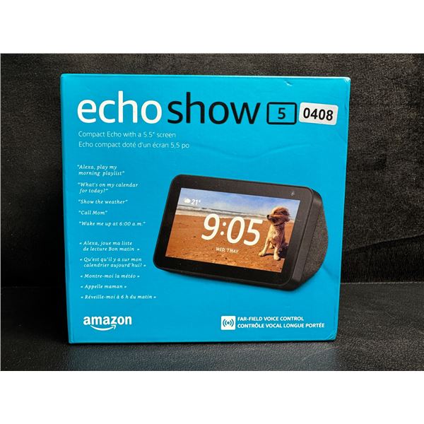 Amazon Echo Show 5 Compact 5.5inch Screen Amazon with Alexa - New Open Box
