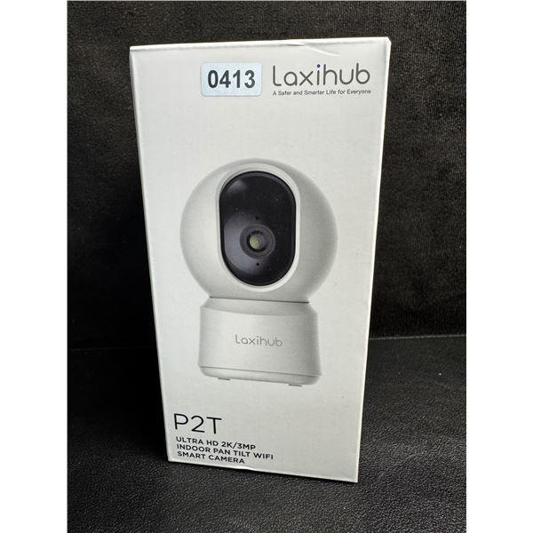 Laxihub P2T Ultra HD 2K Indoor Pan and Tilt Wifi Smart Camera - New