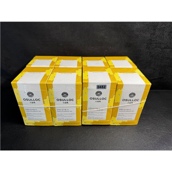 8 Boxes of Osulloc Canola and Apricot Tea (20Bags per Box) - New