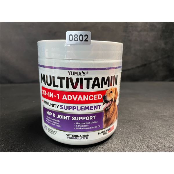 Yuma's Dog Multivitamins (170 Soft Chews) Immunity Supplement/Hip & Joint Support for Dogs - New