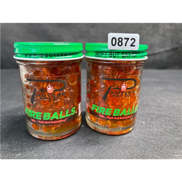 Lot of 2 Pautzke's Fire Balls Fishing Bait - 1.65oz Each - New