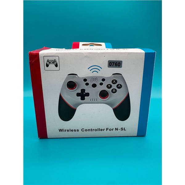 Nintendo Switch Wireless Controller Compatible Also with Switch Lite - White and Red - New