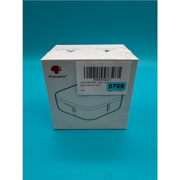 Phomemo Portable Bluetooth Label Maker - Green - New