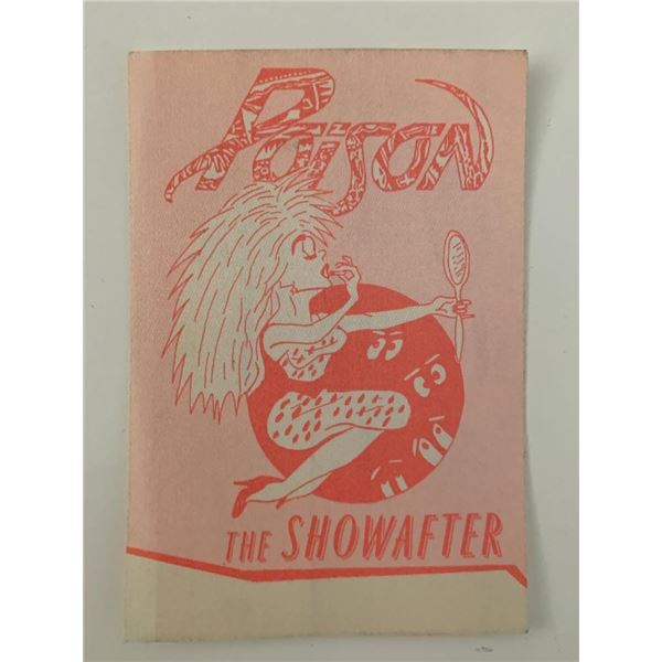 Poison the Show After Backstage Pass