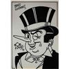 Image 1 : Batman The Penguin sketch signed by Bob Kane