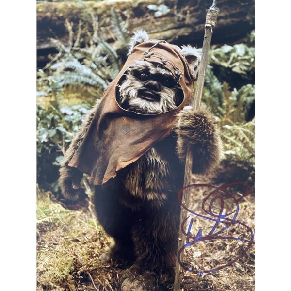 Star Wars Warwick Davis signed photo