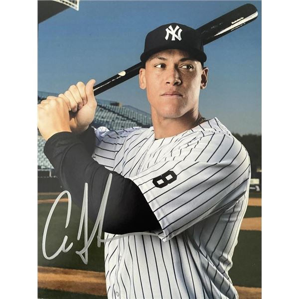 NY Yankees Aaron Judge signed photo