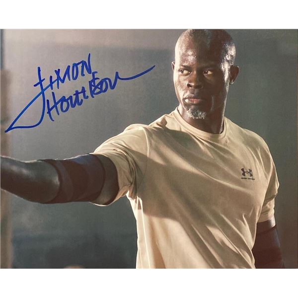 Blood Diamond Djimon Hounsou Signed Photo