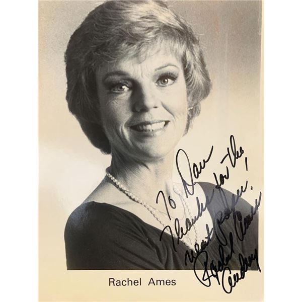 When Worlds Collide Rachel Ames signed photo