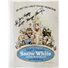 Image 1 : Snow White And The Seven Dwarves Marge Champion signed photo
