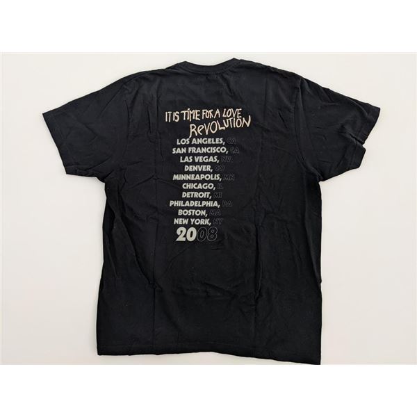 Lenny Kravitz It Is Time for a Love Revolution 2008 T-Shirt