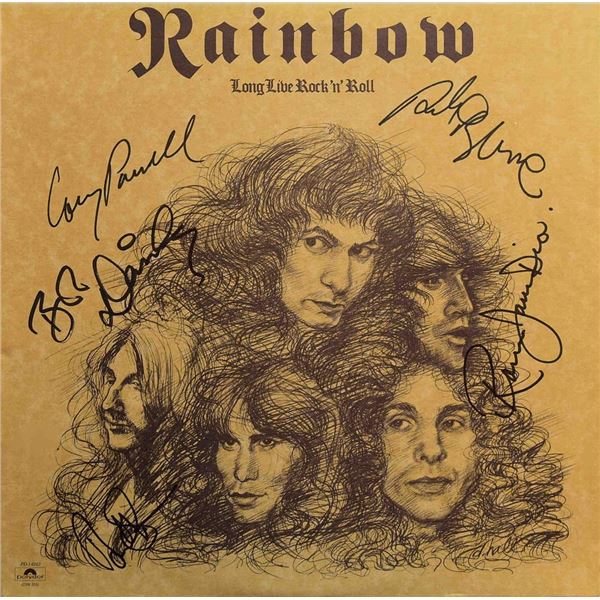 Rainbow signed Long Live Rock â€˜nâ€™ Roll album