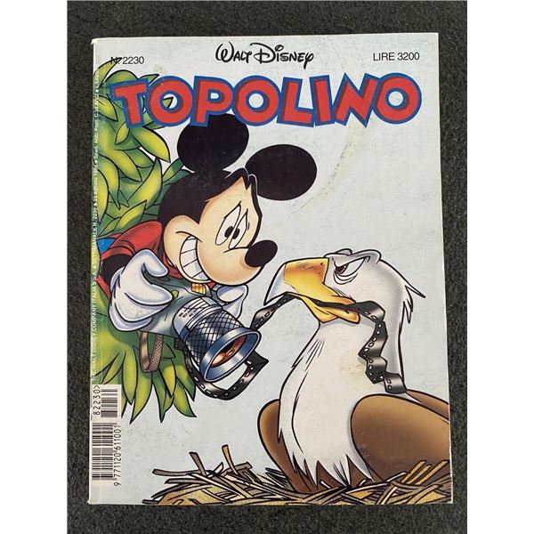 Walt Disney 1990 Topolino Italian Language Comic Magazine
