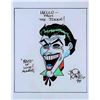 Image 1 : Bob Kane original hand drawn and signed Joker sketch