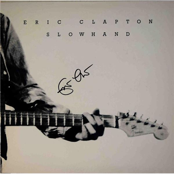 Eric Clapton signed Slowhand album