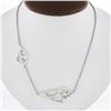 Image 2 : Tiffany & Co. Angela Cummings Silver Seashell 29.5" Snake Link Chain Necklace