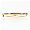Image 6 : Vintage Victorian Revival 14K Yellow Gold Detailed Bead Work Bar Pin Brooch