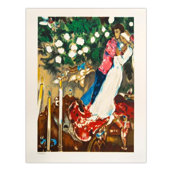 Les Trois Cierges by Chagall (1887-1985)
