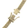 Image 2 : Elegant Yellow Gold 20" 4.3mm Polished Flat Cuban Curb Link Chain Necklace