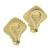 Image 2 : Denise Roberge 22K Yellow Gold Sugarloaf Cabochon Bezel Citrine Clip On Earrings
