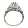 Image 9 : Antique Art Deco 18k Gold GIA 1.84 ctw European Diamond Filigree Engagement Ring