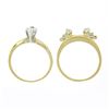 Image 8 : 14K TT Gold 0.70 ctw Marquise Diamond Solitaire Engagement Custom Wedding Ring S