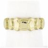 Image 7 : Estate Solid 14K Yellow Gold Polished Finish Stackable Pyramid Style Band Ring