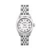 Image 2 : Rolex Ladies Stainless Steel White Diamond Dial Smooth Bezel Date Watch 26MM