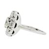 Image 4 : Vintage 14K Gold 1.75 ctw GIA Fiery Round Brilliant Diamond Cluster Platter Ring
