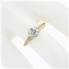 Image 4 : Antique Edwardian 14K Gold GIA 0.78 ctw European Diamond Solitaire Engagement Ri