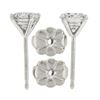 Image 5 : NEW Platinum 1.02 ctw GIA Round Brilliant Diamond Martini 4 Prong Stud Earrings