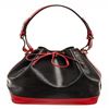 Image 1 : Louis Vuitton Black And Red Epi Leather Noe Shoulder Bag