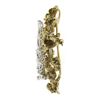 Image 5 : Vintage 14k TT Gold 3.50 ctw Diamond Textured Freeform Open Work Brooch Pin