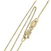 Image 6 : Antique 14k TT Gold Purple Stone Open Work Petite Shield Pendant w/ Cable Chain