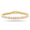 Image 2 : 5.95 ctw Diamond 14K Yellow Gold Tennis Bracelet