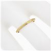Image 3 : Vintage 14k Yellow Gold 1.6mm Polished Faceted Eternity Stack Wedding Band Ring