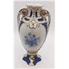Image 2 : Royal Dux Bohemia Small Vase - Made In Czechoslovakia - Blue & Gold
