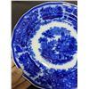 Image 3 : Vintage Burgess & Leigh Non Pareil Flow Blue Dinner Plate - circa 1880