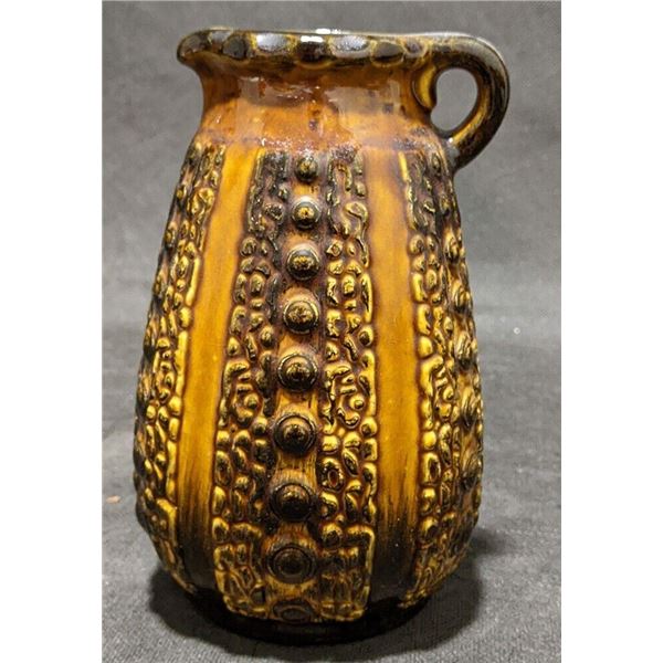 Dumler & Breiden Brown Glazed Pitcher - Ceramic German Pottery