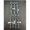 Image 1 : Lor of 7 Steel Turnbuckles with Eye and Hook Ends – Various Sizes