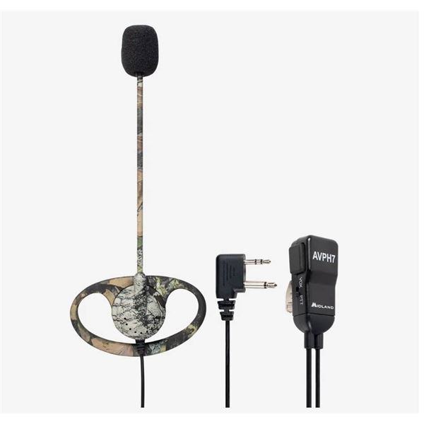 Midland AVPH7 Headset With Boom Mic Compatible With GMRS Radios