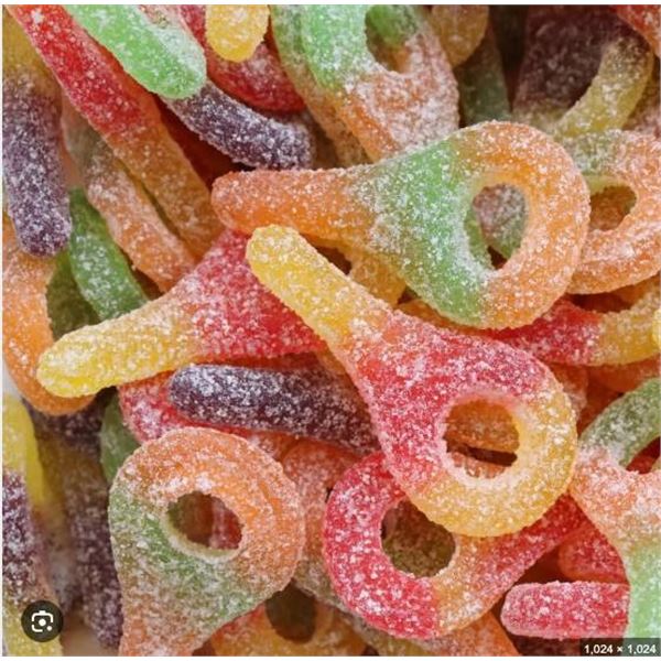 K Sour Soothers Jelly Candy, 12 x 141 g Packs