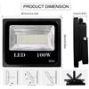 Image 1 : 100W LED Floodlight with IP66 Rating and Adjustable Mounting Bracket