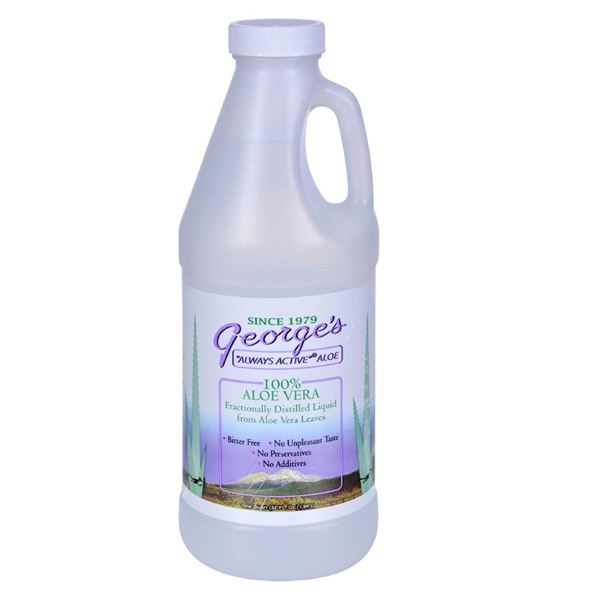 George’s Aloe Vera 100 Percent Fractionally Distilled Drink, 32 oz
